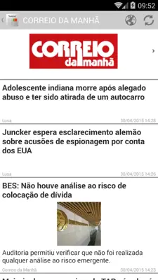 Jornais de Portugal android App screenshot 5